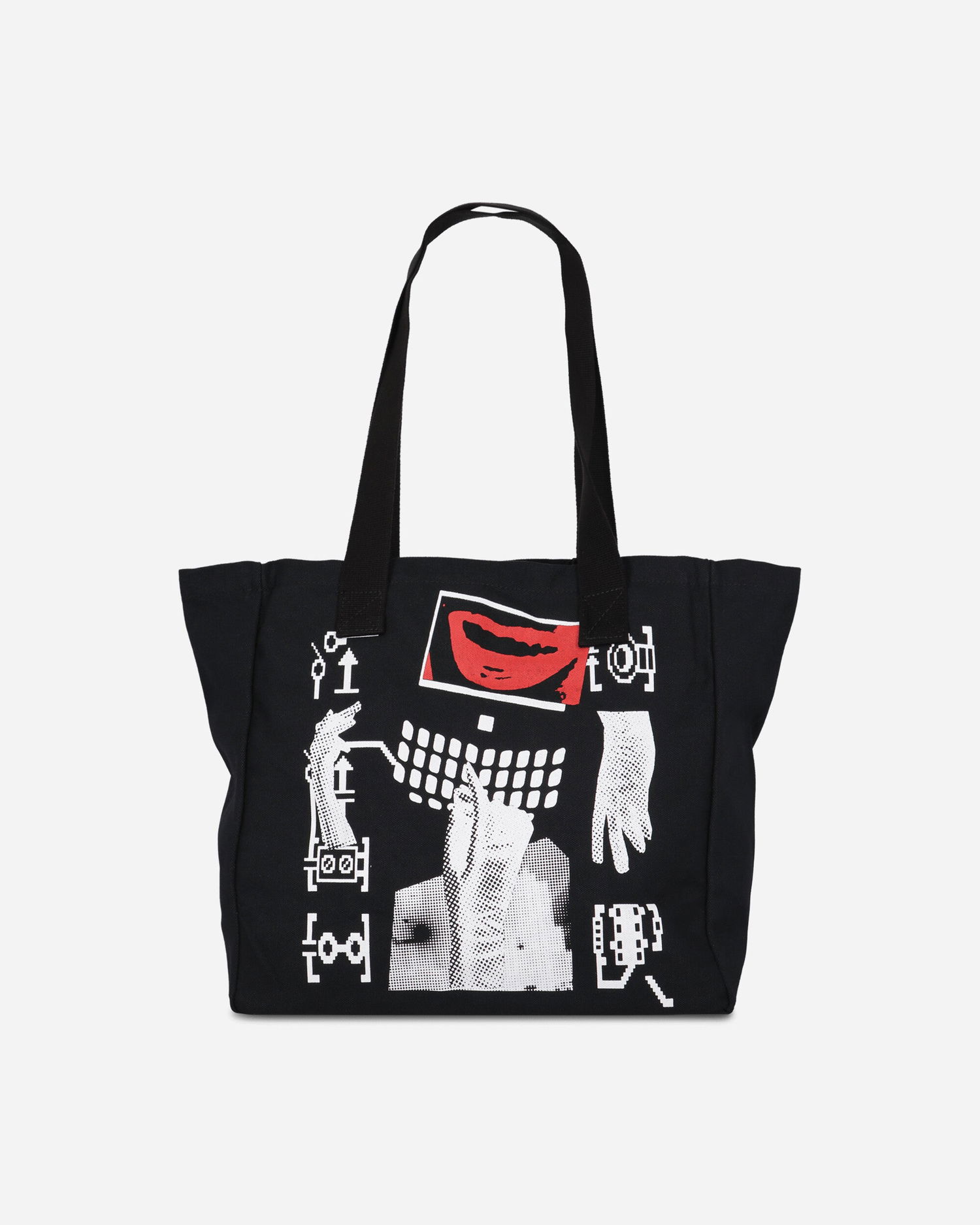 Kangaskassi Cav Empt Lips Display Tote Bag Musta | CES28G07 BLACK, 1