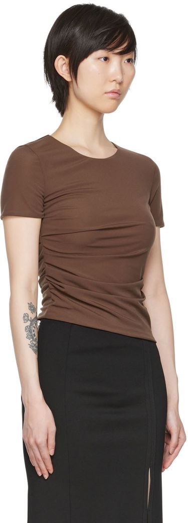 T-paita Helmut Lang Helmut Lang Reversible T-Shirt Ruskea | M05HW502, 1
