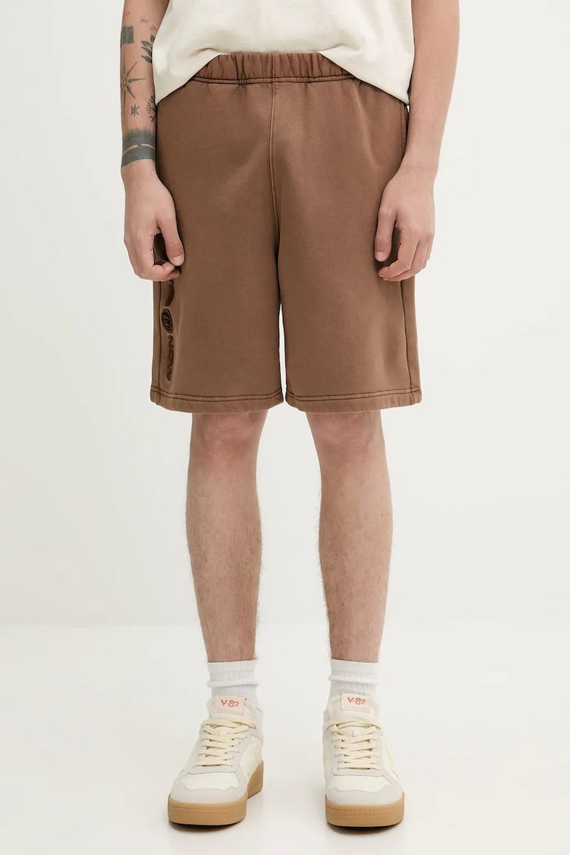 Shortsit AAPE by A Bathing Ape AAPE Now Sweat Shorts Ruskea | AAPSPMB678XXO
