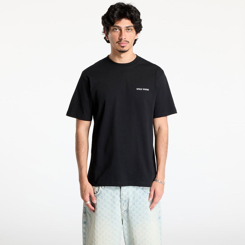 T-paita DAILY PAPER Daily Paper Wrapper T-Shirt Musta | 2513094