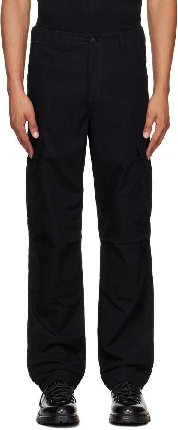 Cargo housut Carhartt WIP Regular Fit Cargo Pants Musta | I032467