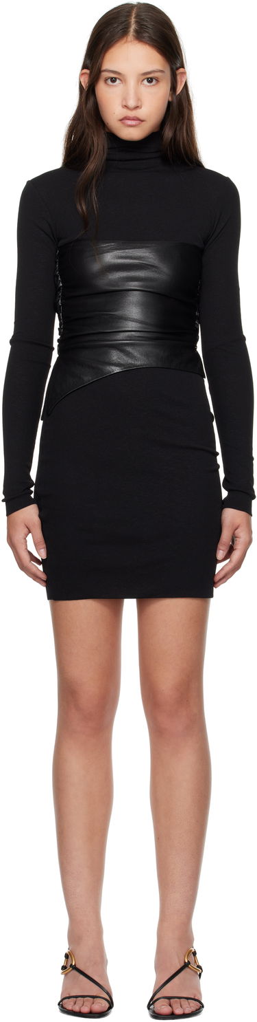 Mekko Nanushka Nanushka Noleny Vegan Leather Minidress Musta | NW24FWDR33200, 0