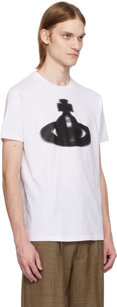 T-paita Vivienne Westwood Vivienne Westwood Halftone Orb Classic T-Shirt Valkoinen | 3G01003G-J001M-, 4