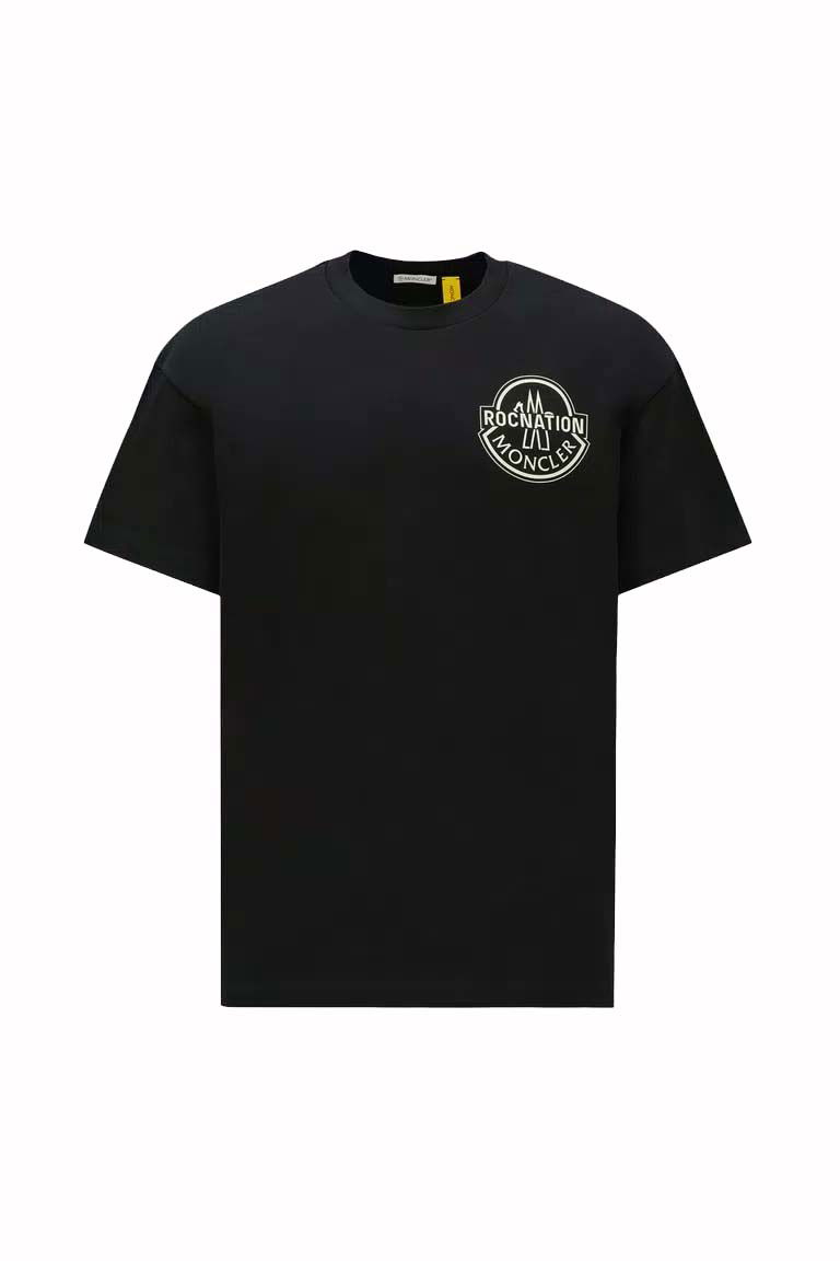 T-paita Moncler Roc Nation by Jay-Z x Logo T-Shirt Musta | I209W8C0000589A8Y999