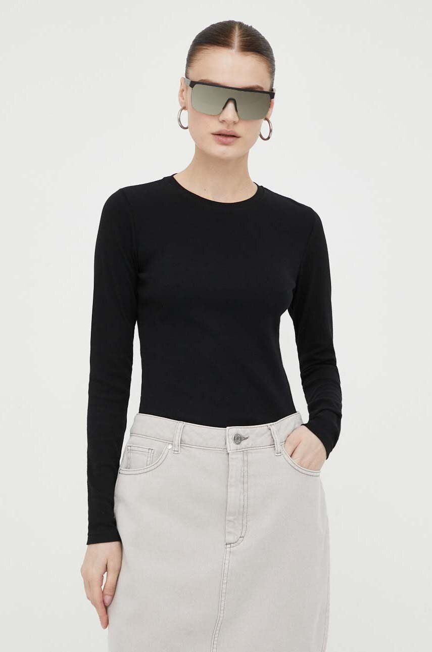 T-paita Samsoe Samsoe Long Sleeve Tee Musta | F00013150, 0