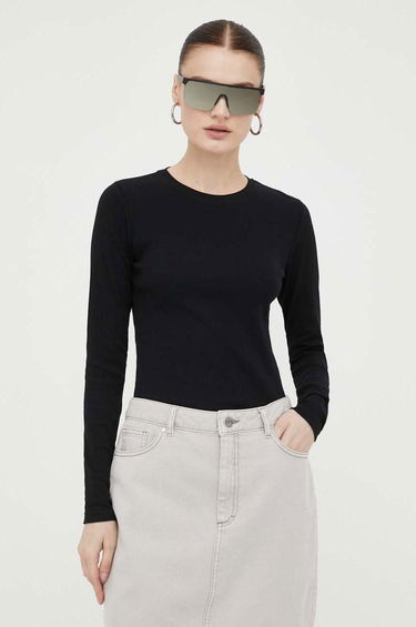 T-paita Samsoe Samsoe Long Sleeve Tee Musta | F00013150, 0
