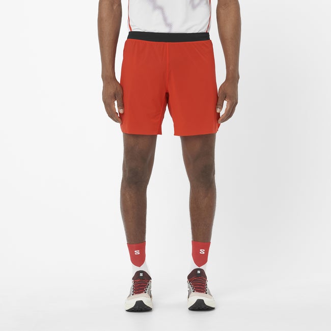 Shortsit Salomon S/Lab Speed 7" Running Shorts Punainen | LC2692300