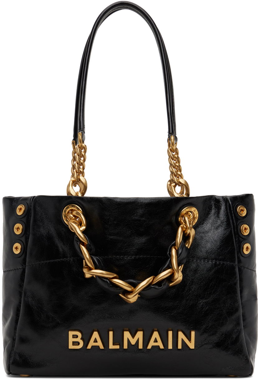 Kangaskassi Balmain 1945 Tote Bag Musta | CN1FD871LPPL