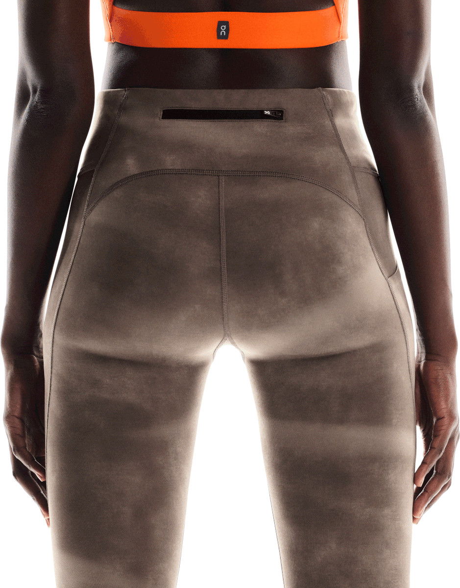 Leggingsit On Running Performance Tight 7/8 AOP Leggings Harmaa | 1wf10491933, 1