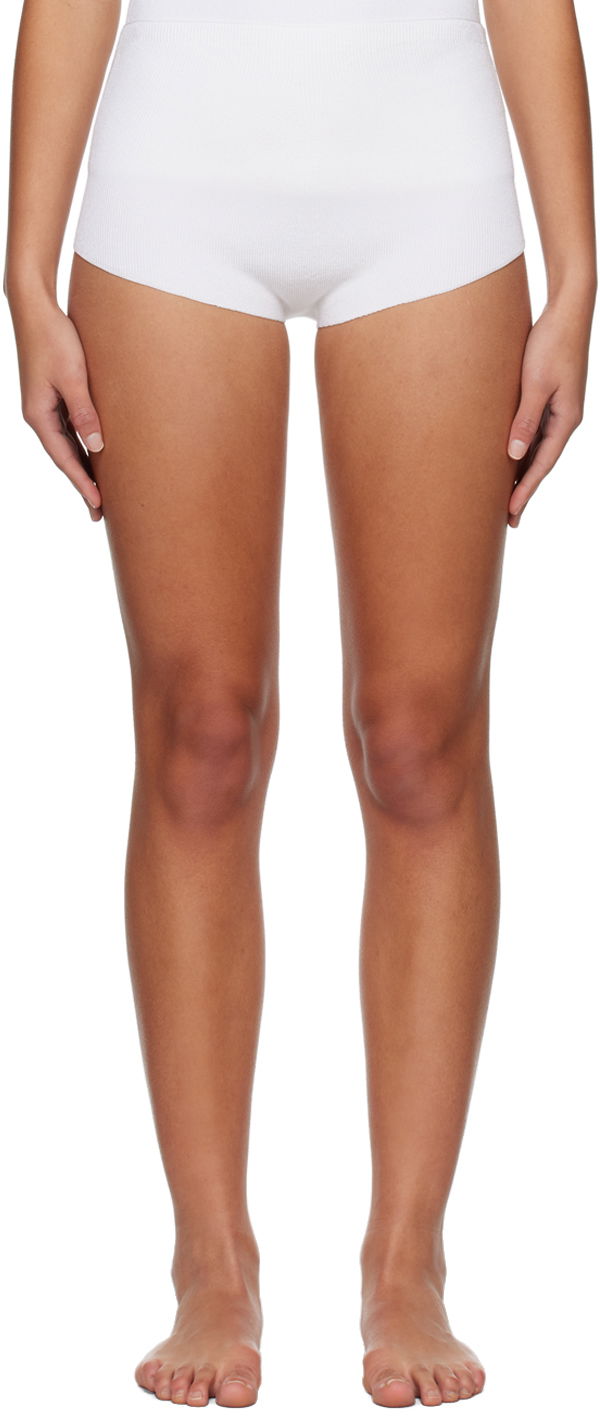 Pikkuhousut The Row Ausra Knit Briefs Valkoinen | 6884-Y224