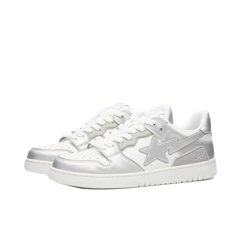 Tennarit ja kengät BAPE A Bathing Ape SK8 Sta Harmaa | 001FWK301311M-WHT