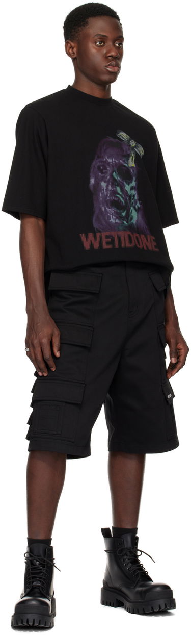 T-paita We11done We11done Graphic Print T-Shirt Musta | WD-TT1-24-743-U-BK, 3