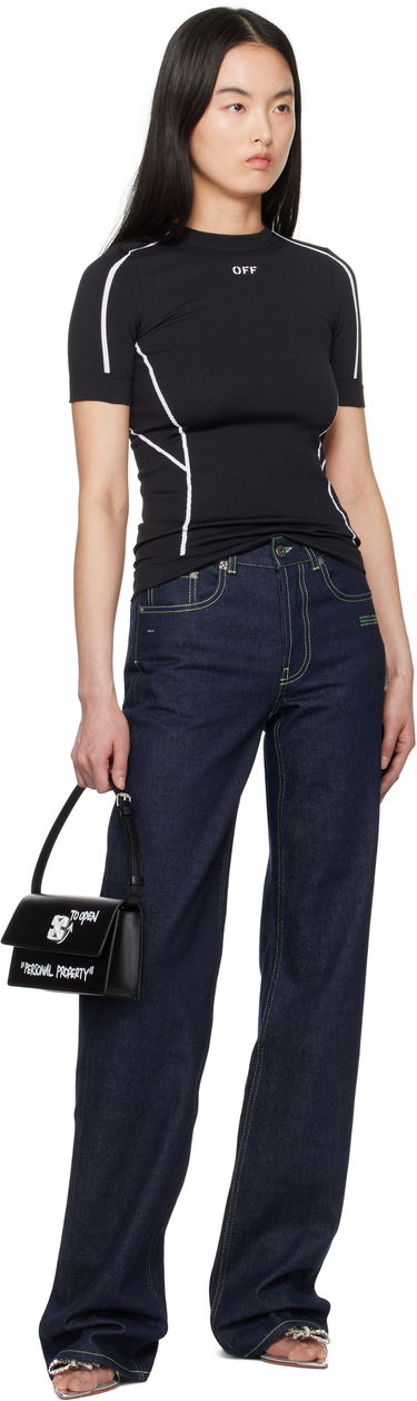 Käsilaukku Off-White Off-White Jitney 1.0 Quote Shoulder Bag Musta | OWNN172C99LEA0021001, 3