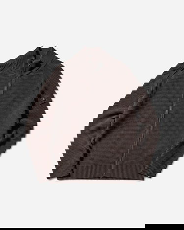 Villapaita Stone Island Geelong Wool Zip-Up Cardigan Ruskea | K2S15-5100083-S00FG V0070, 1