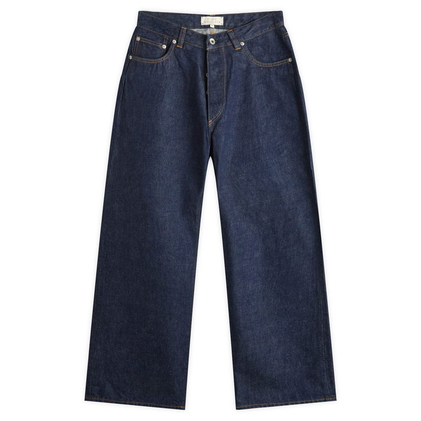 Jeans Studio Nicholson Studio Nicholson Wide Leg Jeans, Size Large Sininen | SEBSNM-1400-INW