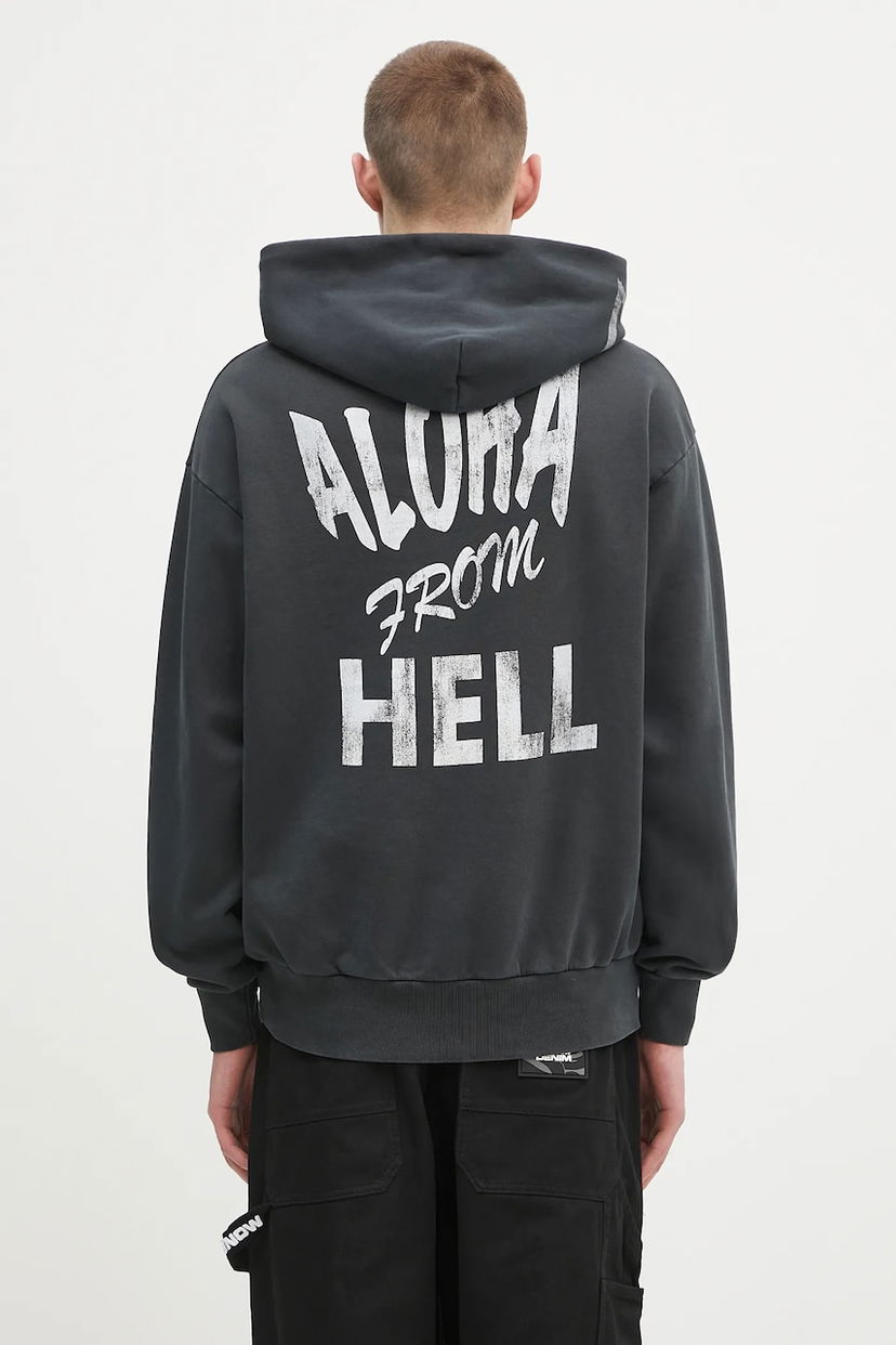 Huppari Aries Aries Faded Aloha From Hell Hoodie Musta | AR2001303