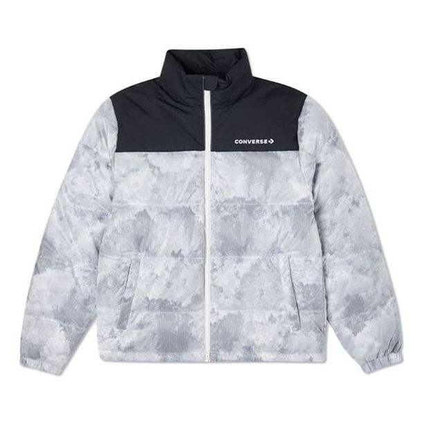Puffer takki Converse Short Down Jacket Harmaa | 10021976-A02