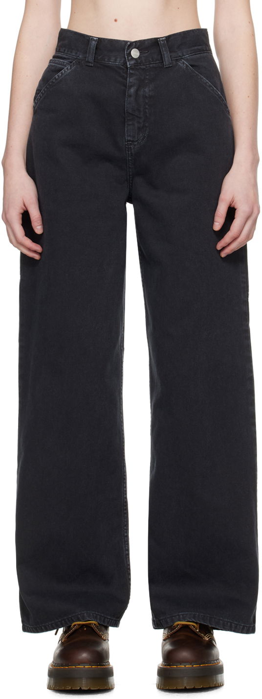 Jeans Carhartt WIP Work In Progress Jens Trousers Musta | I033142 894J