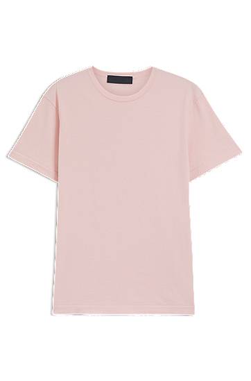 T-paita BOSS BECKHAM x BOSS Knit T-Shirt Vaaleanpunainen | 50552423