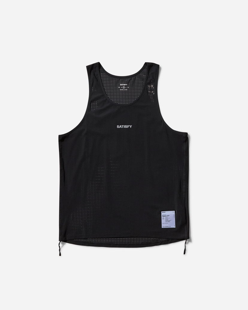 Tankkitoppi Satisfy Space-O Singlet Musta | 11004 BK-SAB
