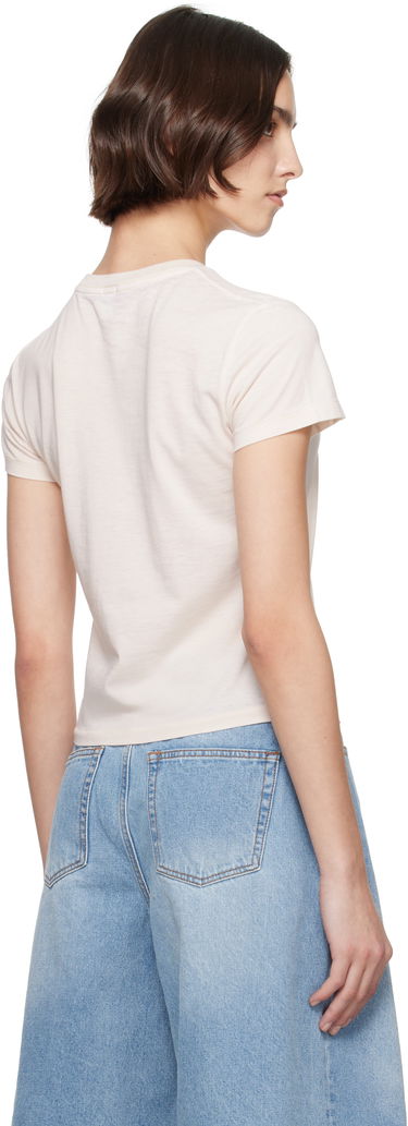 T-paita RE/DONE Re/Done Classic 'Tanning' T-shirt Beige | 792-02WCGT321, 2