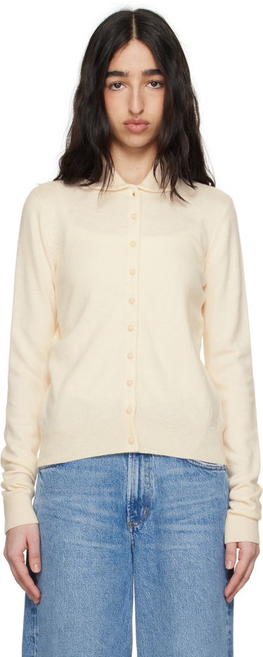 Villapaita GUIZIO Guizio Delphine Knit Cardigan Beige | S25119S020, 0