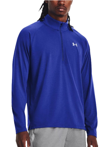 T-paita Under Armour Streaker Half Zip Tummansininen | 1361474-401