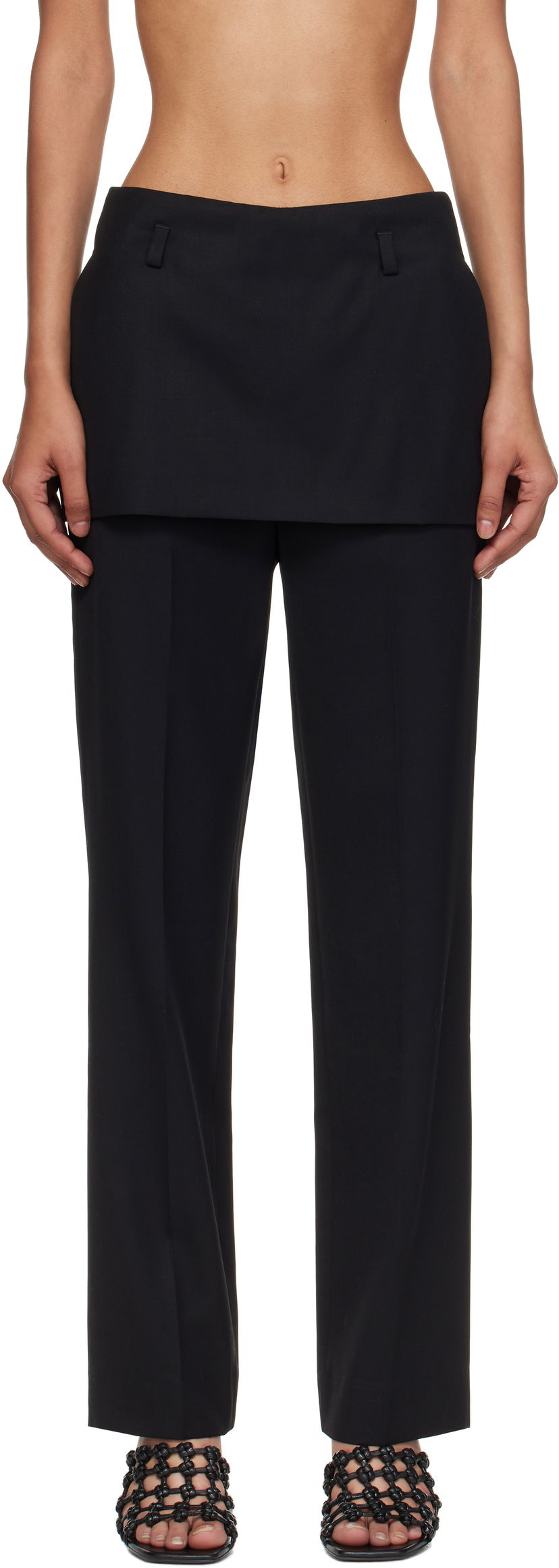 Housut TOTEME TOTEME Skirt Trousers Musta | 253-WRB0284-FB0435