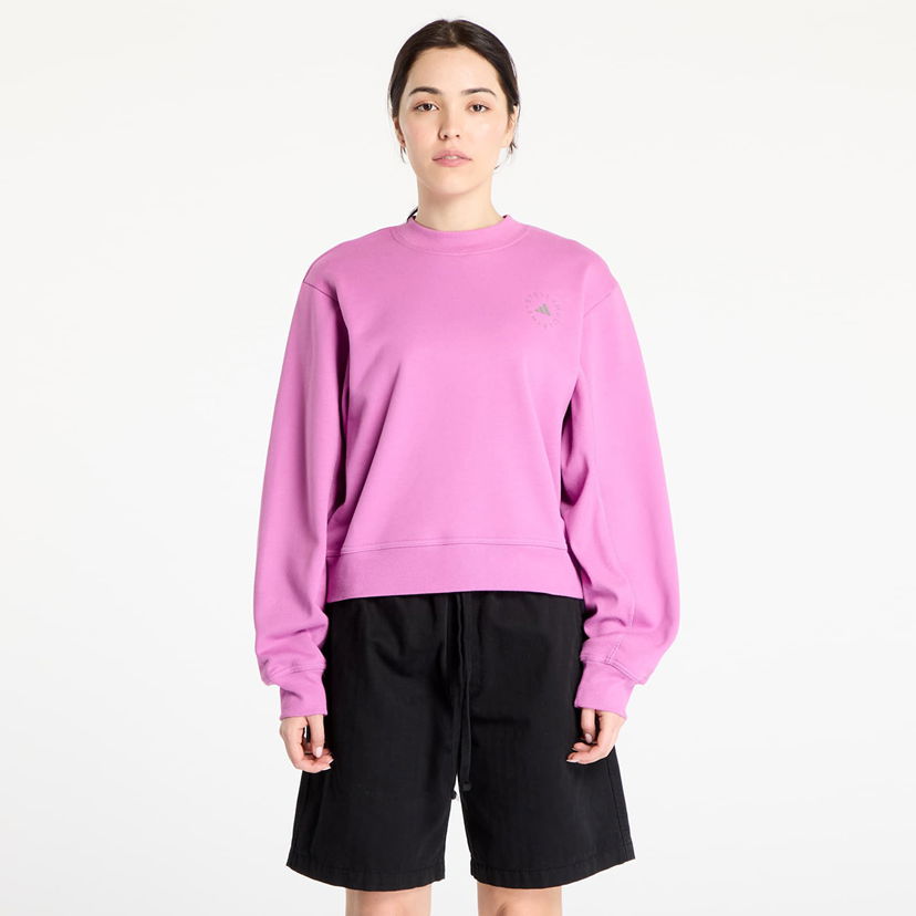 Huppari adidas Performance adidas by Stella McCartney Regular Sweatshirt Vaaleanpunainen | JJ0151