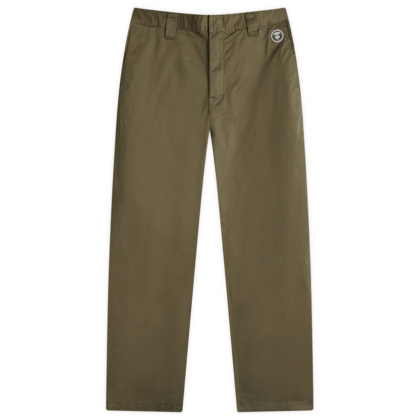 Cargo housut AAPE by A Bathing Ape AAPE Now Chino Trousers Vihreä | AAPPTMB619XXNKHD
