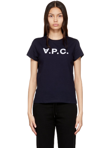T-paita A.P.C. Navy Organic Cotton Musta | COBQX-F26944