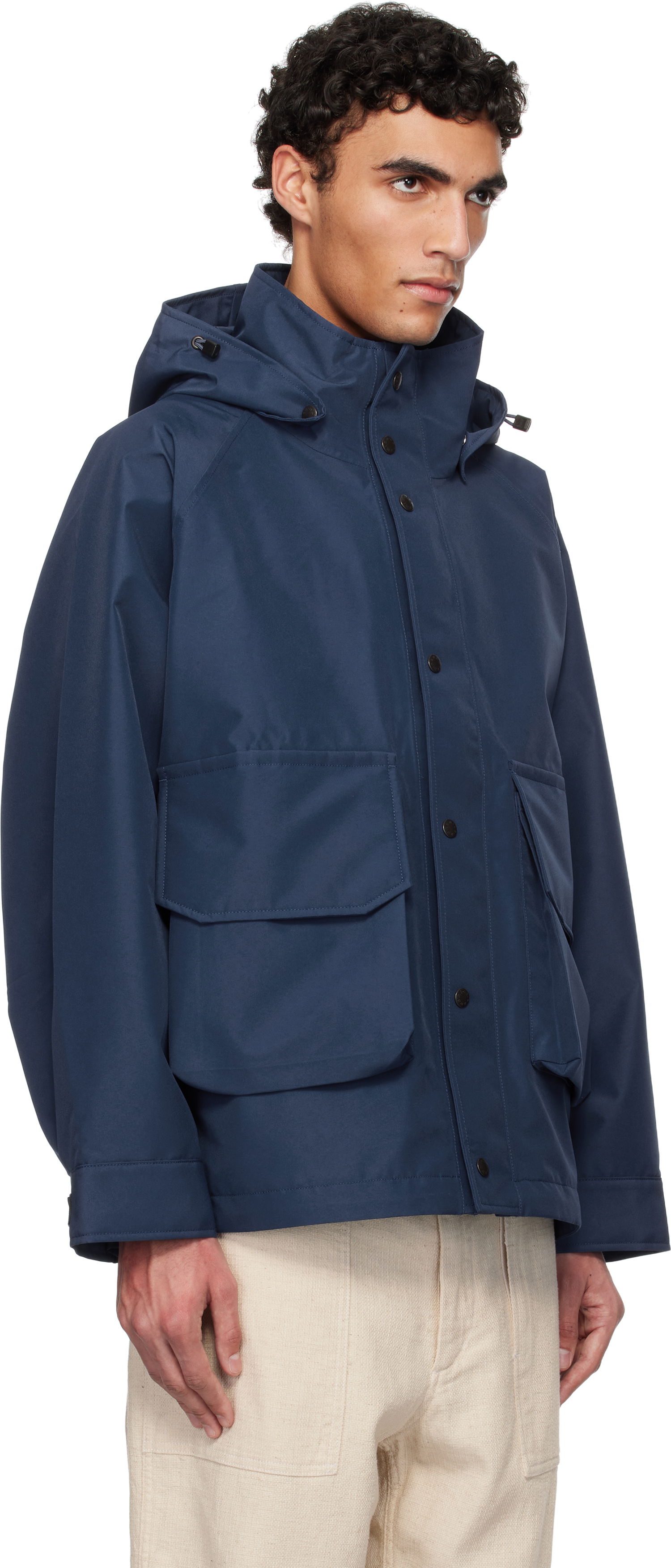 Parka NANAMICA nanamica 2L GORE-TEX Cruiser Jacket Tummansininen | S25SA037U, 1