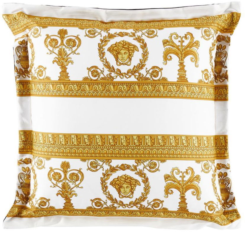 Flexstyle Versace 'I Love Baroque' Reversible Cushion Beige | ZCU454506ZCOP0105
