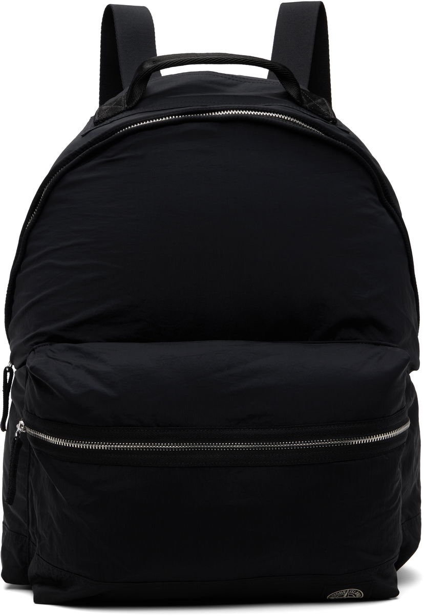 Reppu Stone Island Stone Island Coated Nylon Metal ECONYL Backpack Musta | K2S15 9200014 S0251