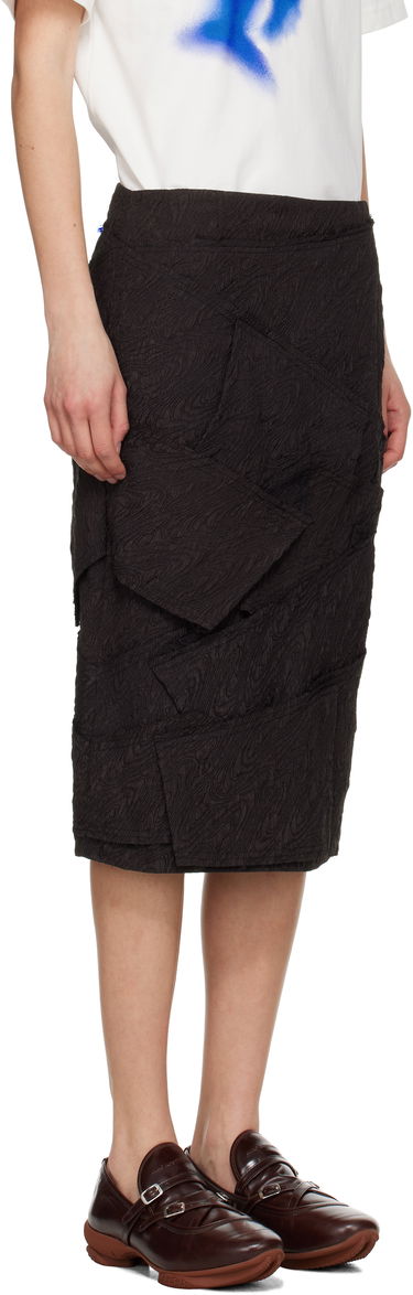 Hame ADER ERROR ADER error Raw Edge Midi Skirt Musta | BO01SSSK0203BK, 1