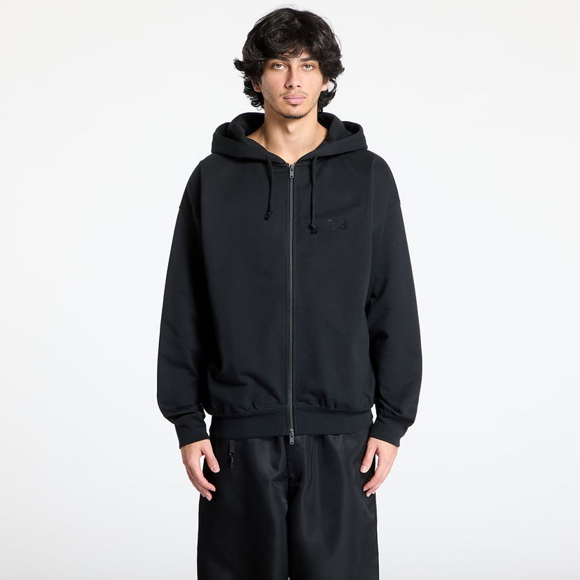 Huppari Y-3 Y-3 French Terry Zip Hoodie Musta | JN4930
