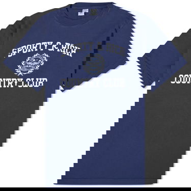 T-paita Sporty & Rich Varsity Crest T-Shirt Tummansininen | TSAW2353NA, 0