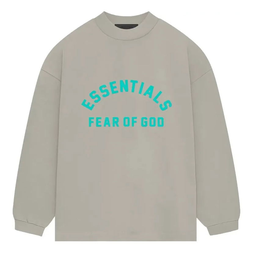 Huppari Fear of God Essentials Heavy Jersey Long-Sleeve T-shirt Harmaa | 125SP242015F