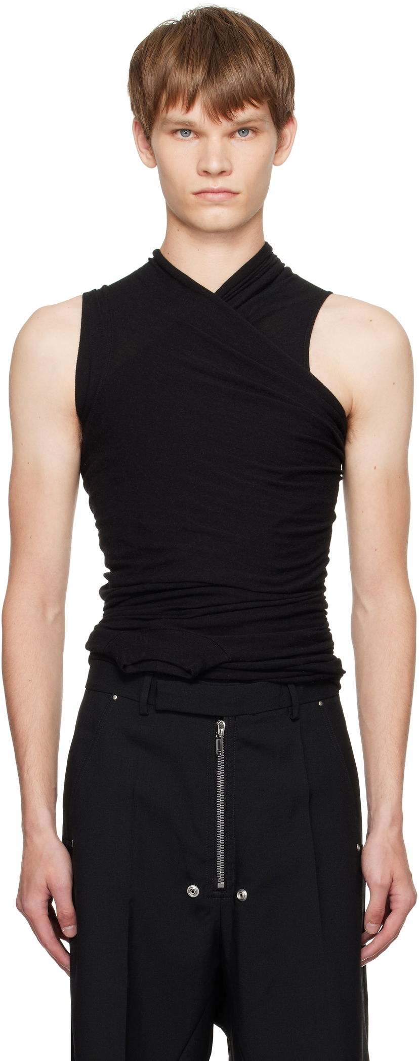 Tankkitoppi Rick Owens Rick Owens Concordians Hollywood Banana Tank Top Musta | RU02E1159 JR