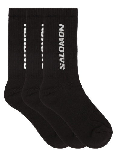 Sukat Salomon Everyday Crew 3-Pack Socks Musta | LC2086100