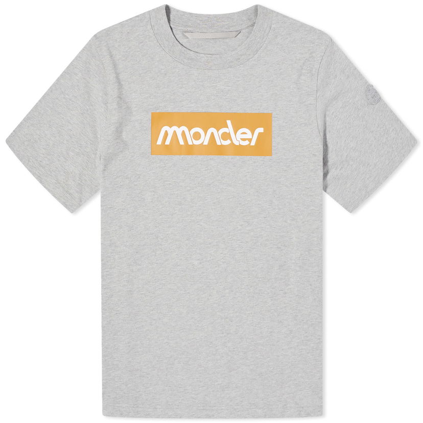 T-paita Moncler Logo T-Shirt Harmaa | 8C000-52-89AJS-986