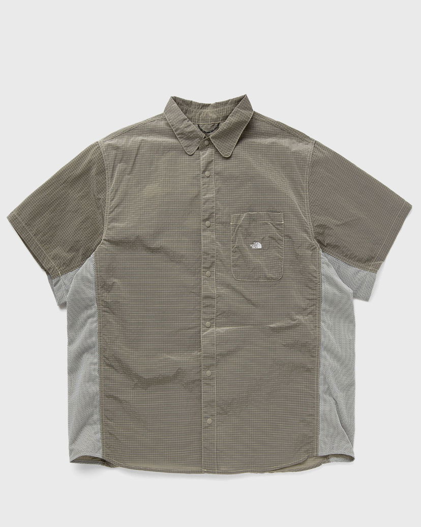 Paita The North Face Short Sleeve Mixed Fabric Shirt Vihreä | NF0A8CKH3X41