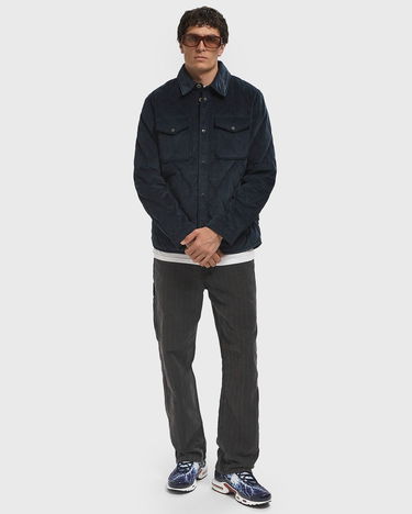 Takki WOOLRICH Alaskan Corduroy Quilted Shirt Jacket Tummansininen | CFWOOS2014MRUT5017-3989, 2