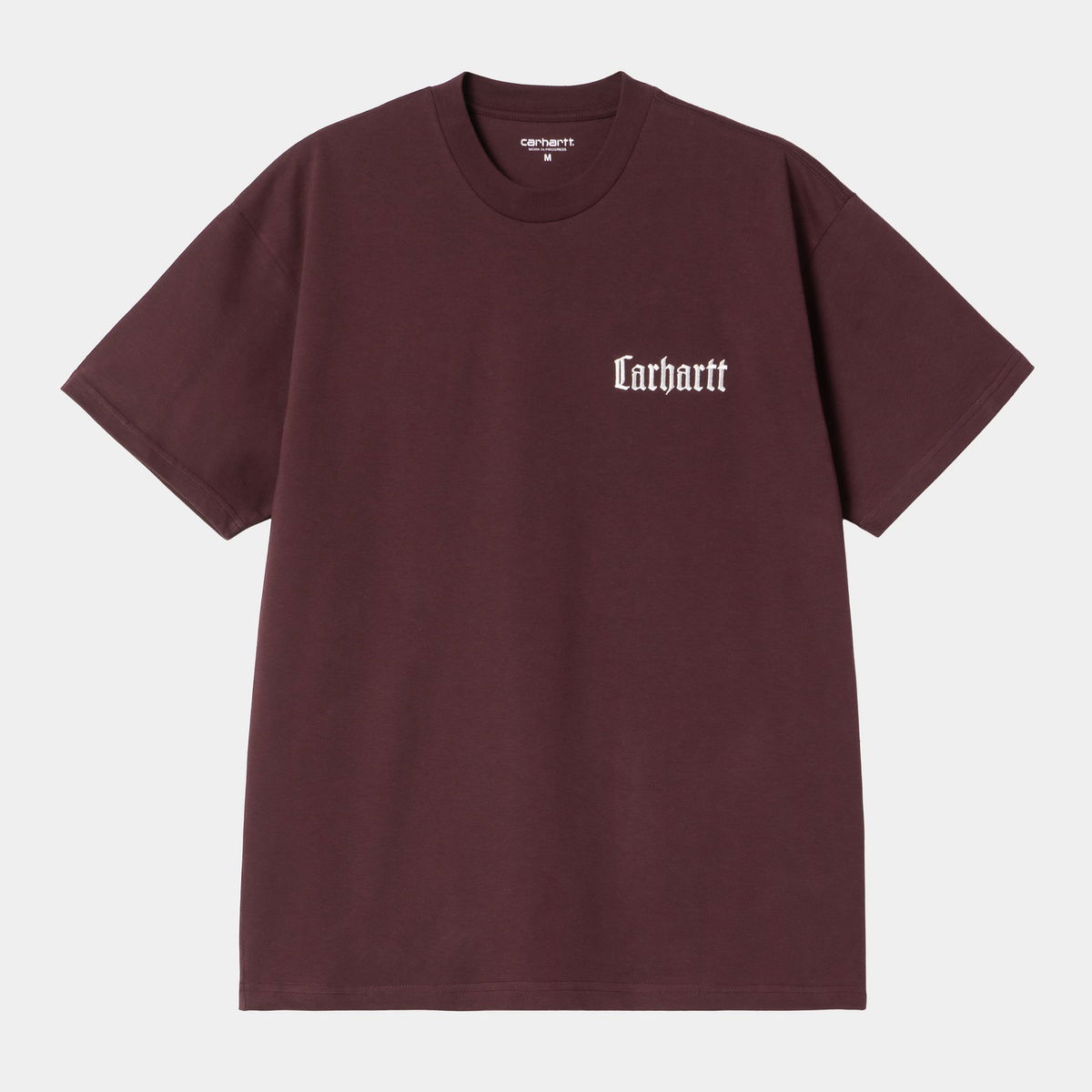 T-paita Carhartt WIP Carhartt WIP Schooling Short Sleeve T-Shirt Burgundia | I035453_9, 0