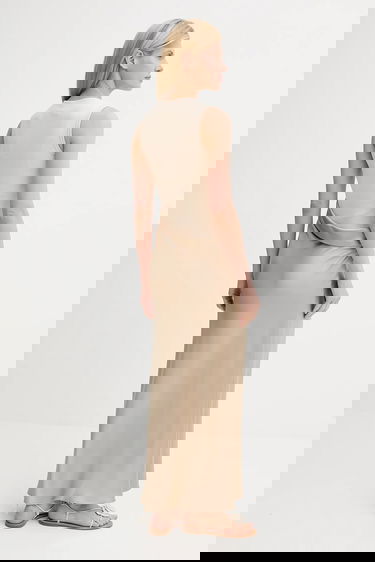 Hame Nanushka Nanushka COBEE Maxi Skirt Beige | NW25SSDR21175, 2