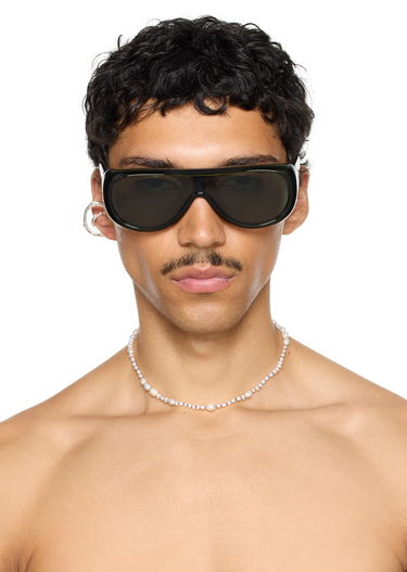 Aurinkolasit Port Tanger Port Tanger Sayf Sunglasses Vihreä | SSENSE Exclusive Aviator, 3