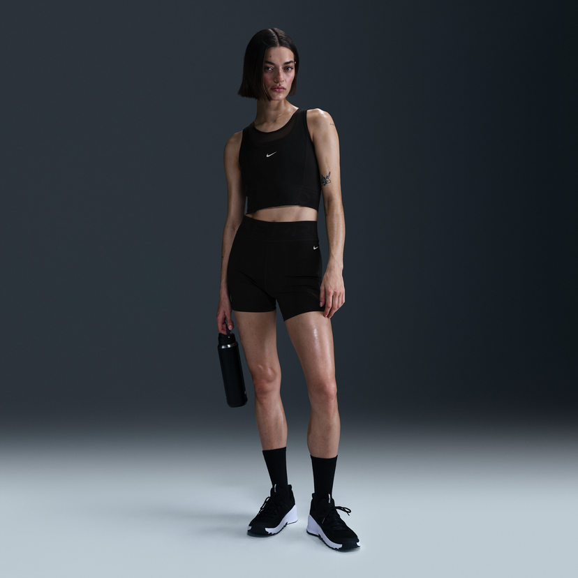 Tankkitoppi Nike Pro Sculpt High-Waisted 5" Bike Shorts Musta | HJ1178-010