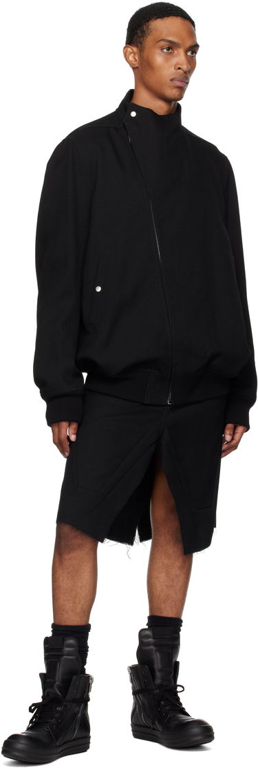 Takki Rick Owens Rick Owens Concordians Flight Jacket Musta | RU02E1760 WD, 3
