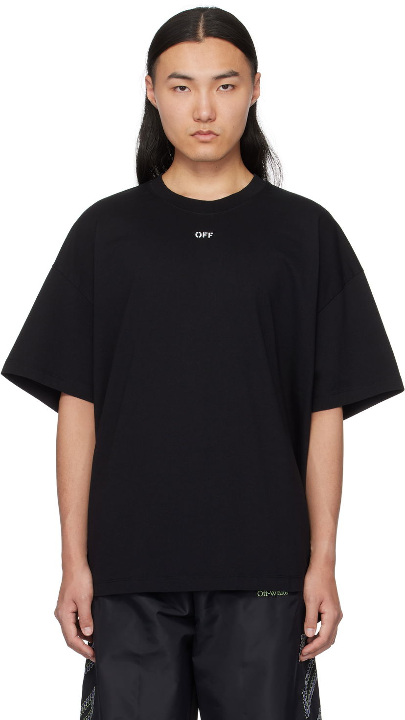 T-paita Off-White Off-White Stamp Oversize T-Shirt Musta | OMAA161C99JER0011001