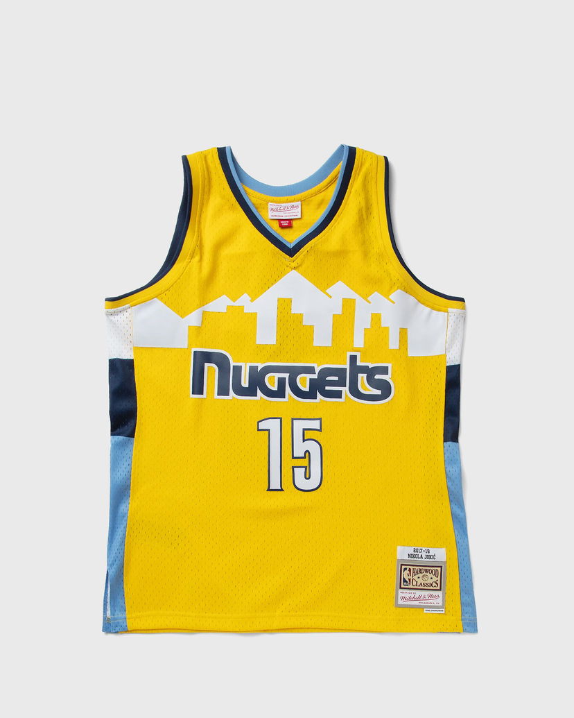 Jersey Mitchell & Ness Denver Nuggets 2017 Nikola Jokic #15 Swingman Jersey Keltainen | JY11638-DNUYELL